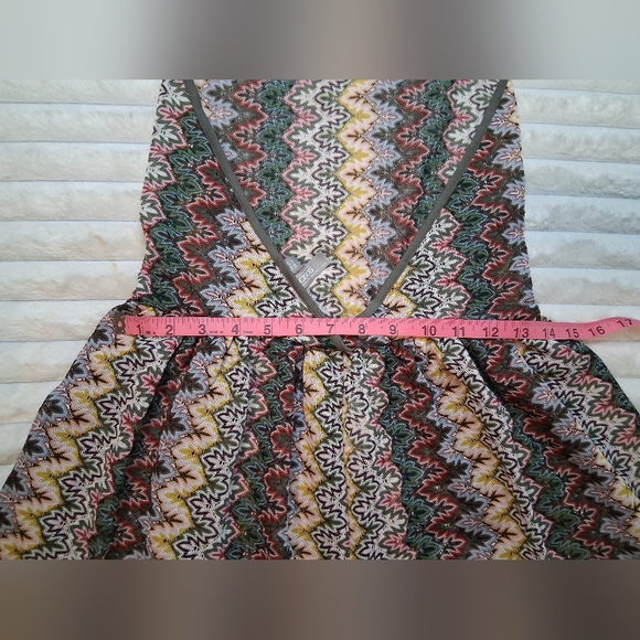 NWOT ASOS Vibrant Zigzag Pattern JUMPSUIT - Picture 11 of 13